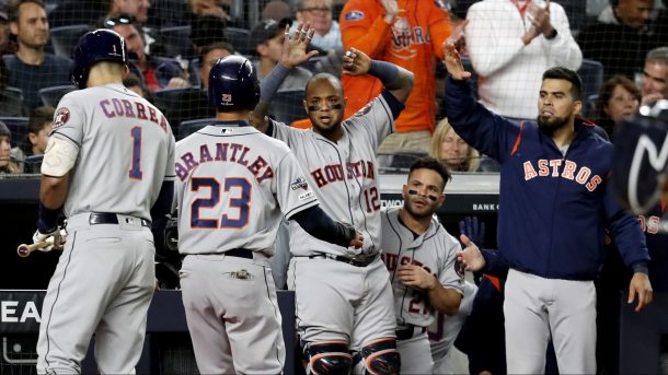 José Altuve jonrones, Luis Severino lanza 36 lanzamientos en la primera entrada larga en el Juego 3 de ALCS