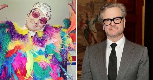 Colin Firth vestido como Sir Elton John es todo lo que siempre quisimos cuando cumple 60 años