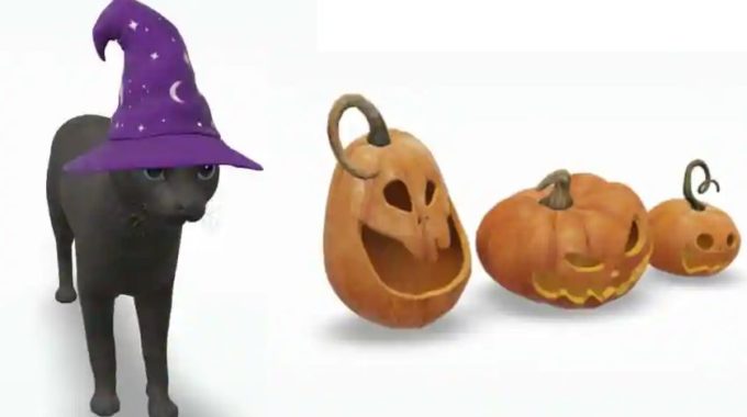 Google evoca nuevos animales 3D para Halloween: esqueleto danzante, gato negro y más