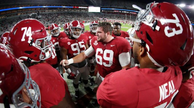 Los jugadores de Alabama están listos para ganar el Campeonato Nacional CFP para Landon Dickerson