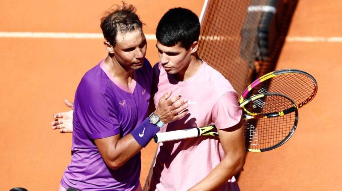 Rafael Nadal supera a la sensación adolescente Carlos Alcaraz en el Madrid Open