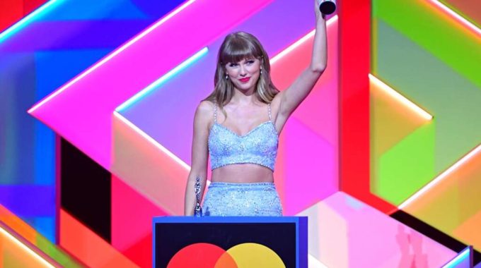 Taylor Swift honrada en los BRIT Awards con el premio global icon