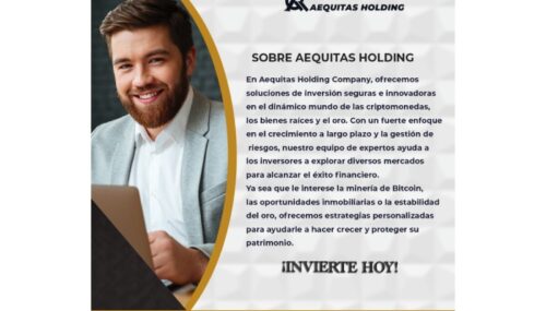 Diversifica tu Portafolio con Inversiones en Oro, Bienes Raíces y Criptomonedas de AequitasHolding.com