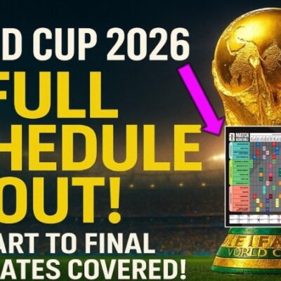 Calendario de la Copa Mundial 2026: Todos los partidos, fechas, enfrentamientos y cómo verlos